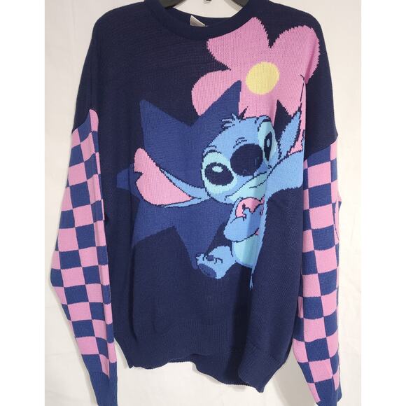 Stitch women's knitted sweatshirt size XXL Disney skinny dip - Picture 1 of 6